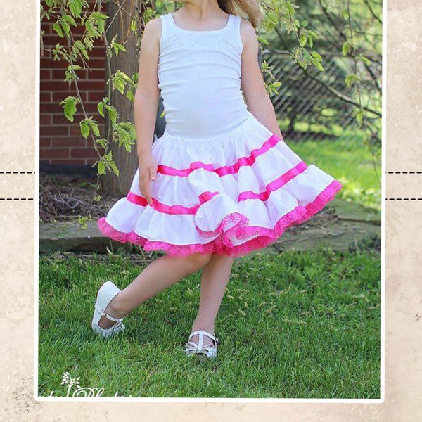 Patsy's Petticoat for Babies and Girls Sizes PDF Pattern from newborn to 7/8