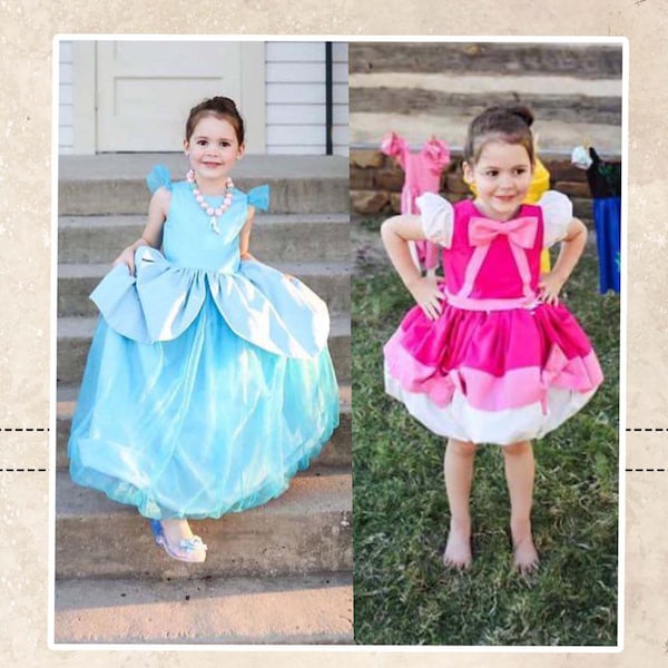 Wilhelmina’s Transformation Dress Sizes PDF Pattern Sizes 2T to 14