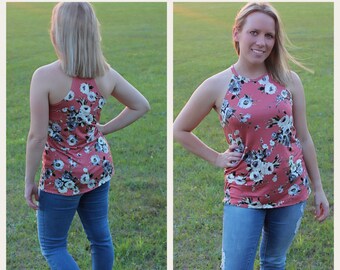 Kaitlyn's Women's Tank Top and Dress PDF Pattern Sizes XXS to 4X Adults | Women | Boutique Style | A0 and Projector File