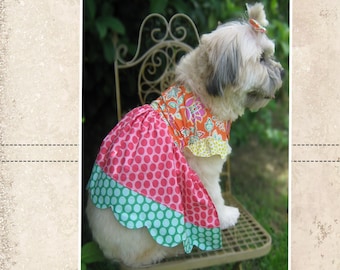 LaRae's Scalloped Dress Pattern for Small Breed Dogs XS to XL