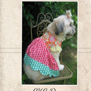 LaRae&#39;s Scalloped Dress Pattern for Small Breed Dogs XS to XL
