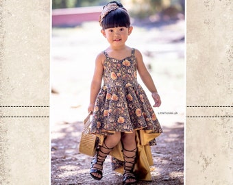 Adileen's Cascading Dress and Tunic Sizes 2T to 14 Kids PDF Sewing Pattern