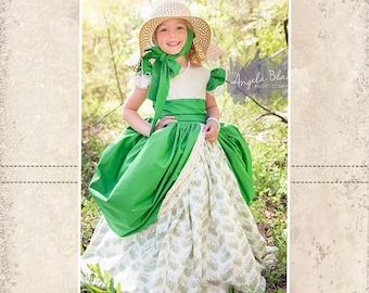 Evangeline's Elegant Ballgown Sizes 6/12m to 8 Kids PDF Pattern