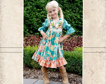 Marissa's Perfect Peasant Dress PDF Pattern sizes Newborn to 15/16 Kids Plus Free 18" Doll Pattern