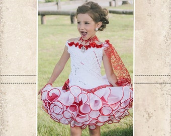 Odette's Off-Shoulder Flare Bodice Sizes NB to 8 Kids PDF Pattern | Pageants | Pageantwear | Glitzy | Glitz | Shell