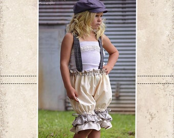 Wren's Shorties, Capris and Pantaloons PDF Pattern sizes Newborn to 8 Kids