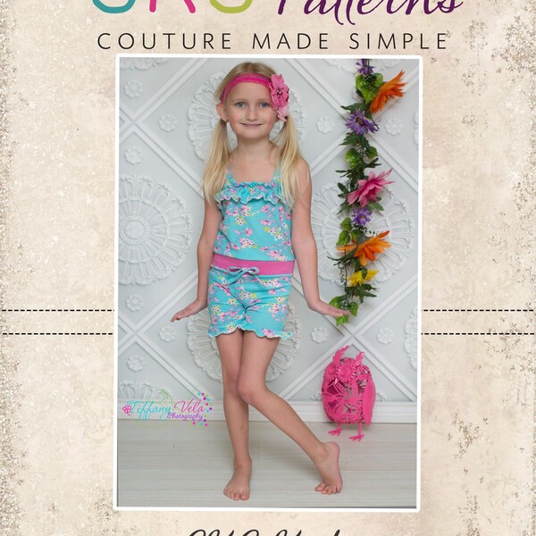 Rebecca's Knit Romper PDF Pattern Sizes 6/12m to 8 Kids