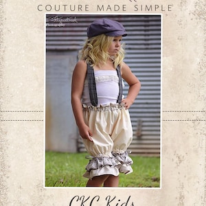 Wren&#39;s Shorties, Capris and Pantaloons PDF Pattern sizes Newborn to 8 Kids