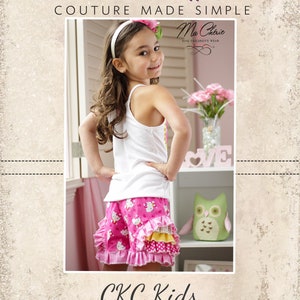 Iris' Frilly Shorts Sizes 6/12m to 8 Kids and Dolls PDF Pattern