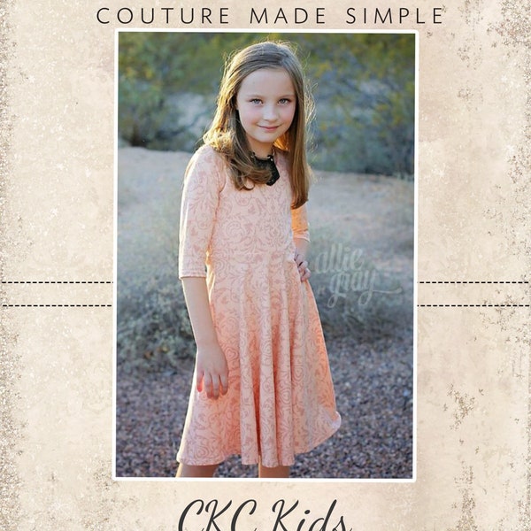 Kimber’s Circle Dress Sizes NB to 15/16 Kids and Dolls PDF Pattern