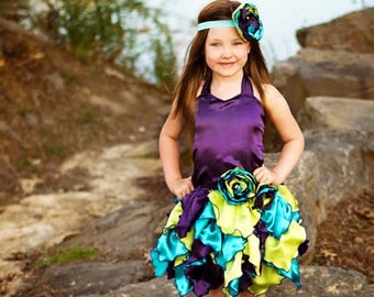 Pixie's Pointed Petal Dresss PDF Pattern Sizes 6/12m to girls 8