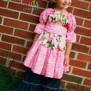 Malyn's Pretty Peasant Dress PDF Pattern size Newborn to 8 Kids image 7