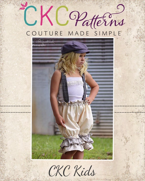 Pantaloons PDF Pattern Sizes 