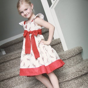 Bethany's Fancy Party Dress Sizes NB to 15/16 Kids and Doll PDF Pattern image 9