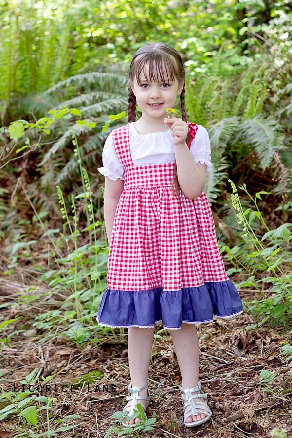 Tanya's Tie-Back Dress PDF Pattern Size 6-12m to 8 girls