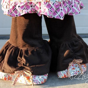 Opal's Peekaboo Ruffle Pants PDF Pattern Sizes 0/6m to 8 Kids image 8