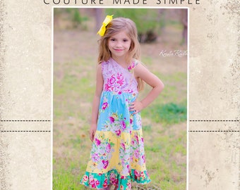 Ginger's One Should Top and Dress PDF Pattern - 6/12m to 8 girls