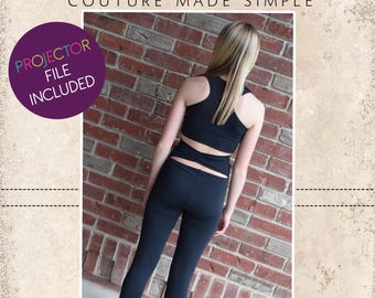 Ventura's Athletic Pants, Shorts, or Capris Sizes XXS to 3X Adults PDF Pattern | A0 and Projector File