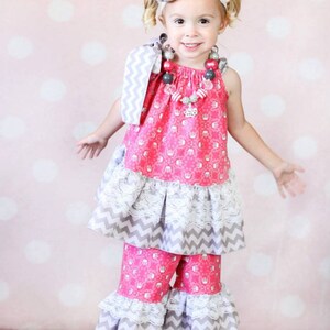 Harper's Pillowcase Ruffle Top and Dress PDF Pattern size Newborn to size 8 Kids Plus Free Doll Pattern image 8