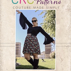 Kimber's Circle-jurk, maten XS tot XL, volwassenen pdf-patroon