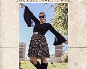 Kimber’s Circle Dress Sizes XS to XL Adults PDF Pattern