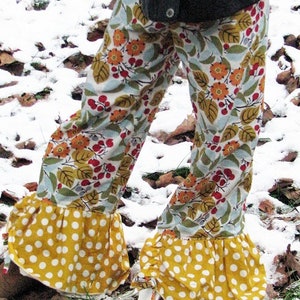 Opal's Peekaboo Ruffle Pants PDF Pattern Sizes 0/6m to 8 Kids image 7