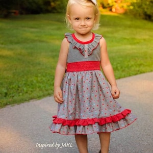 Tallulah's Knit and Woven Dress and Maxi PDF Pattern in Sizes Newborn ...