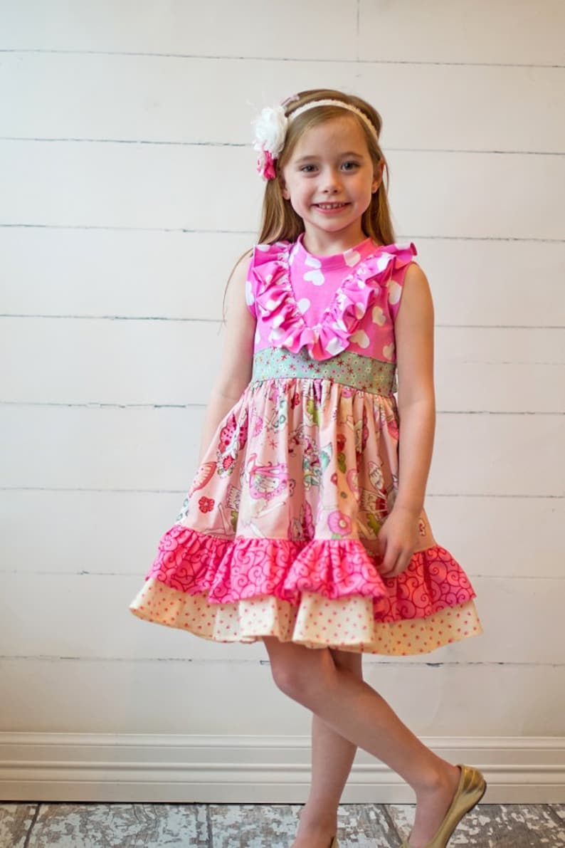 Karley's Knit Tank Dress PDF Pattern Sizes 6-12m to Girls | Etsy