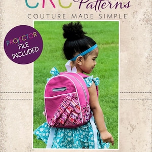 All-Purpose Backpack PDF Pattern | 3 Sizes for Kids & Adults | DIY School Bag with Multiple Pockets | Easy Zipper Installation
