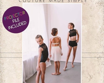 Canyon’s Dance Costume Sizes 2T to 14 Kids PDF Pattern | A0 and Projector File