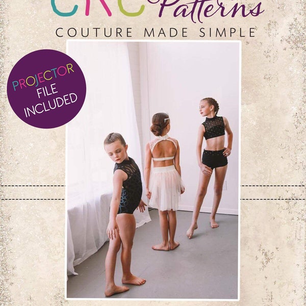 Canyon’s Dance Costume Sizes 2T to 14 Kids PDF Pattern | A0 and Projector File