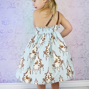 Paris' Party Dress PDF Sewing Pattern sizes Newborn to 15/16 Kids Plus FREE Doll Pattern image 2