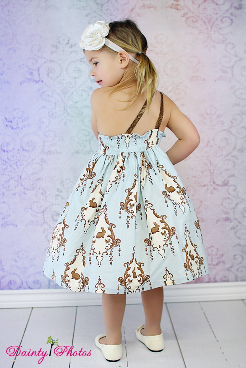 Paris' Party Dress PDF Sewing Pattern sizes Newborn to 15/16 Kids Plus FREE Doll Pattern image 2