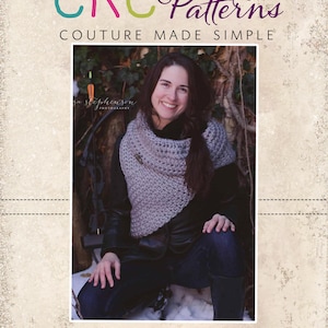 Kat's Cowl Shell Crochet PDF Pattern Tween/Adult sizes