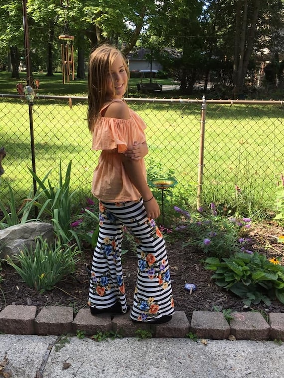 Marsha's Flared Pants and Capirs Sizes Newborn to 16 Kids - Etsy