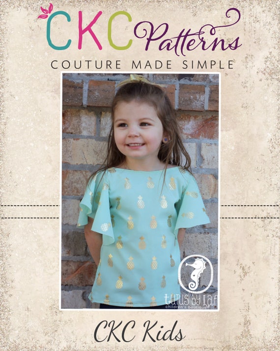 Mariposa's Winged Top and Dress PDF Pattern sizes 2T to 14 | Etsy