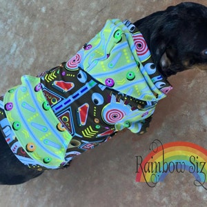 Toby's Hooded T-Shirt for Small Breed Dogs PDF Pattern sizes XS to XL image 5