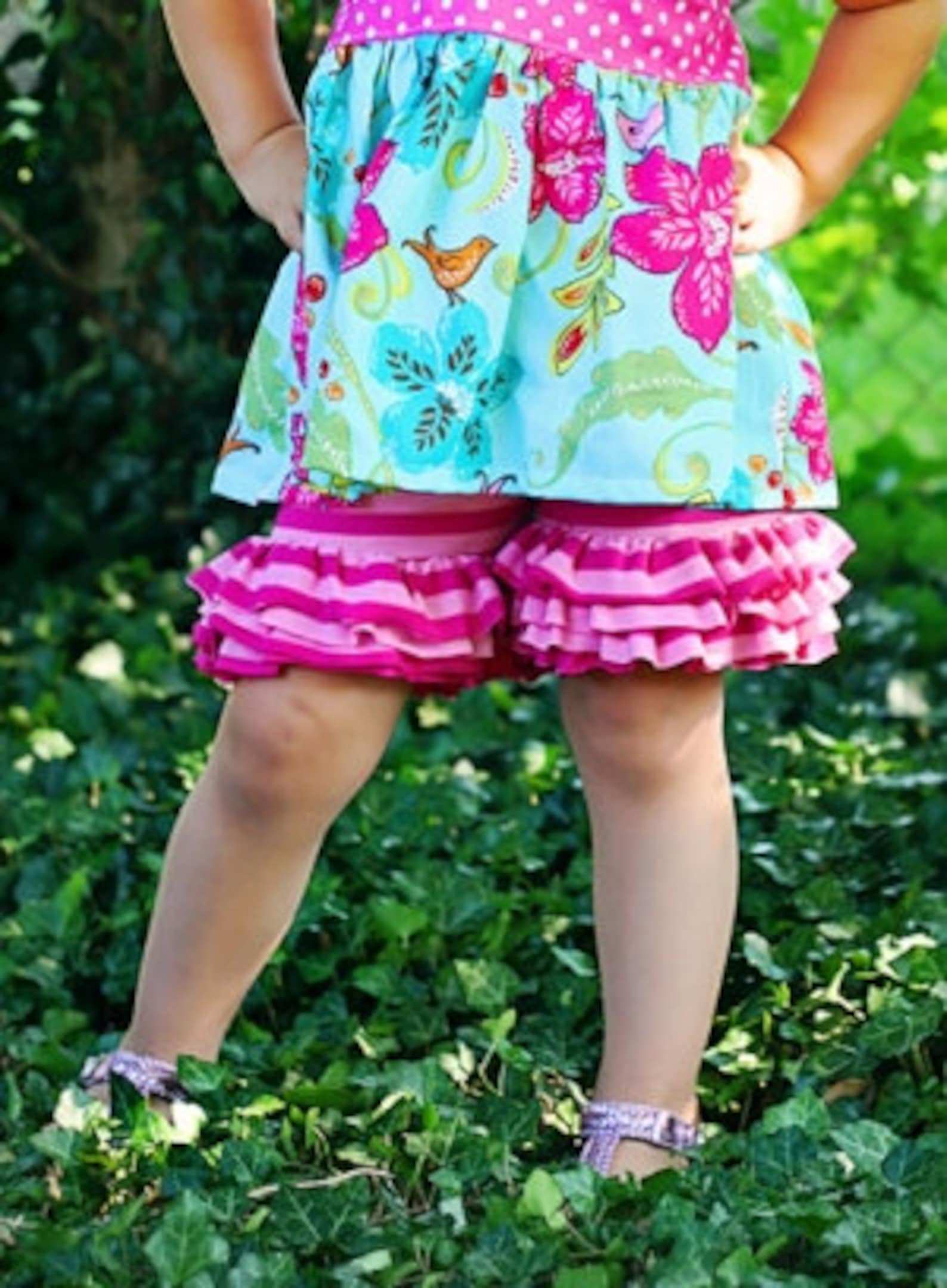 Isla's Knit Ruffle Shorts PDF Pattern Sizes 612 Months to Etsy