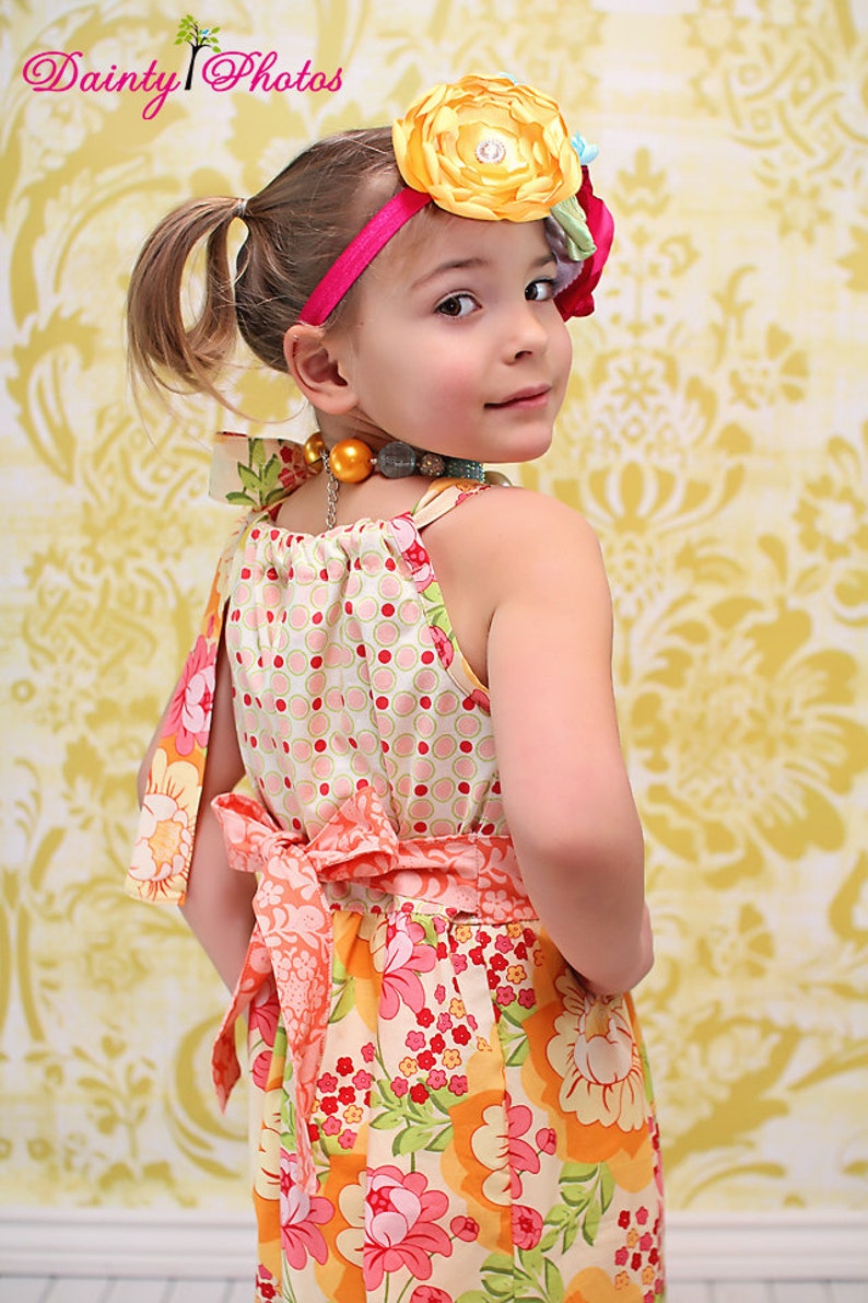 Paulette's Pillowcase Maxi Dress PDF Pattern Sizes 6/12m to 8 girls image 2