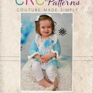 Greta's Ruffle Shrug Crochet PDF Pattern Baby, Toddler, Child
