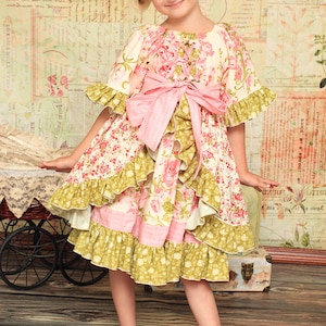 Shasta&#39;s Skirt Wrap and Apron Set PDF Pattern from Mix and Match Line size 18 months to size 6