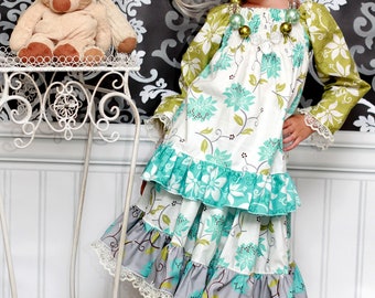 Harmony's Twirly lace Skirt PDF Pattern sizes 6-12 months to 8