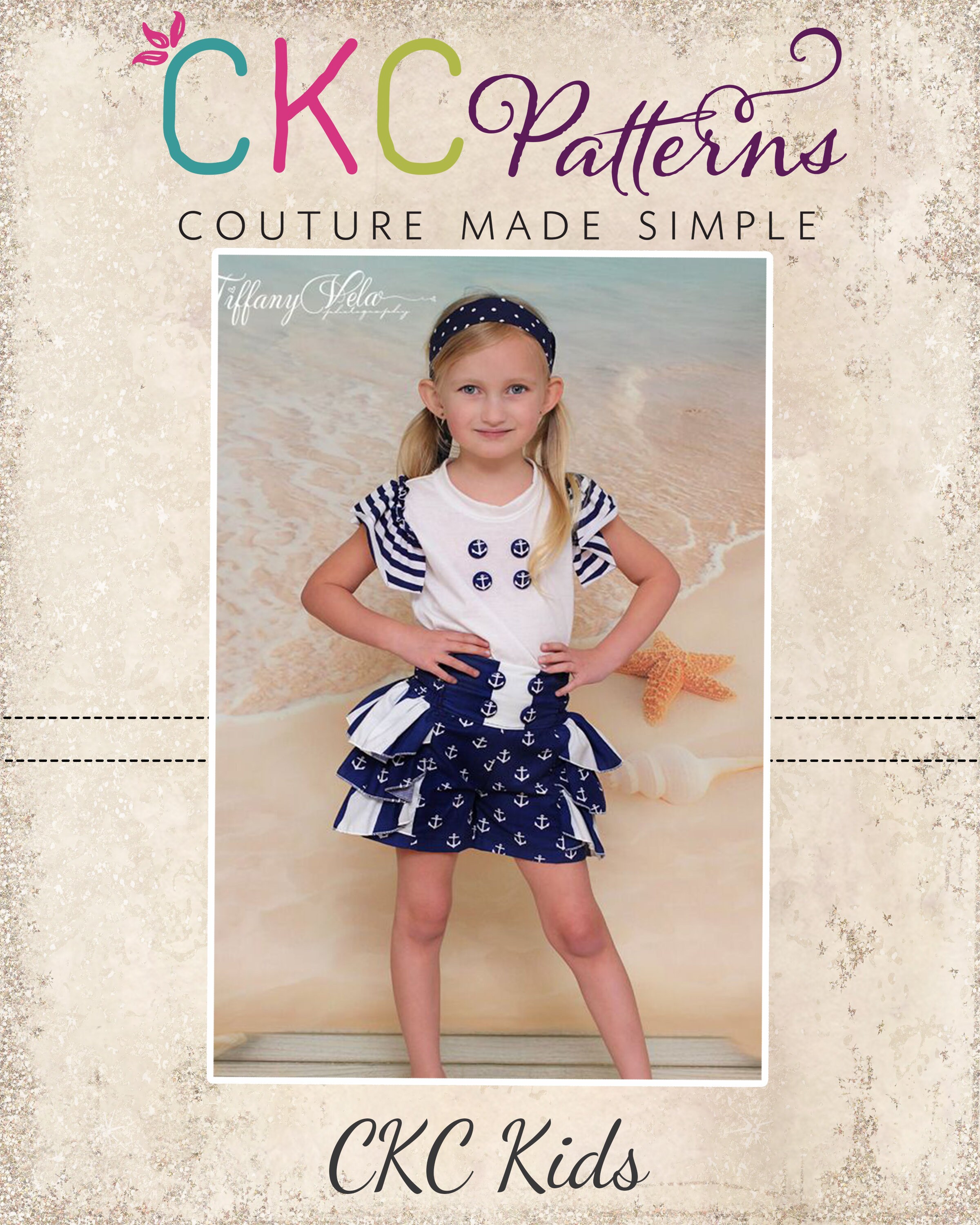 Sage's sailor shorts Pants and Capris PDF Pattern sizes 6 months to 8