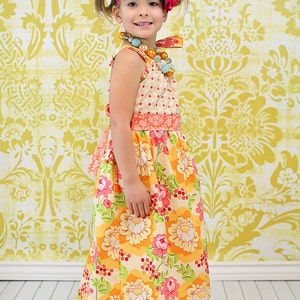 Paulette's Pillowcase Maxi Dress PDF Pattern Sizes 6/12m to 8 girls image 3