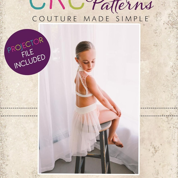 River’s Recital Skirt Sizes 2T to 14 Kids PDF Pattern