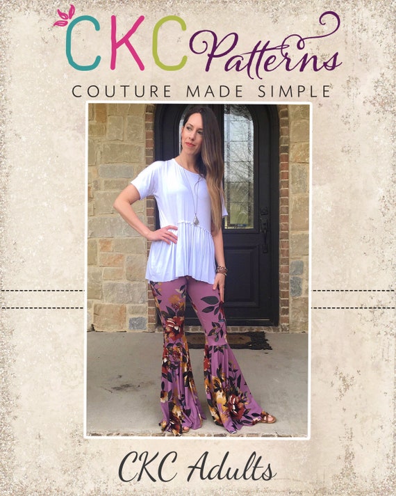Bell bottom leggings clearance pattern