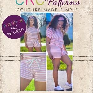 Cyprus&#39; Casual Shorts Sizes XXS to 3X Adults PDF Sewing Pattern