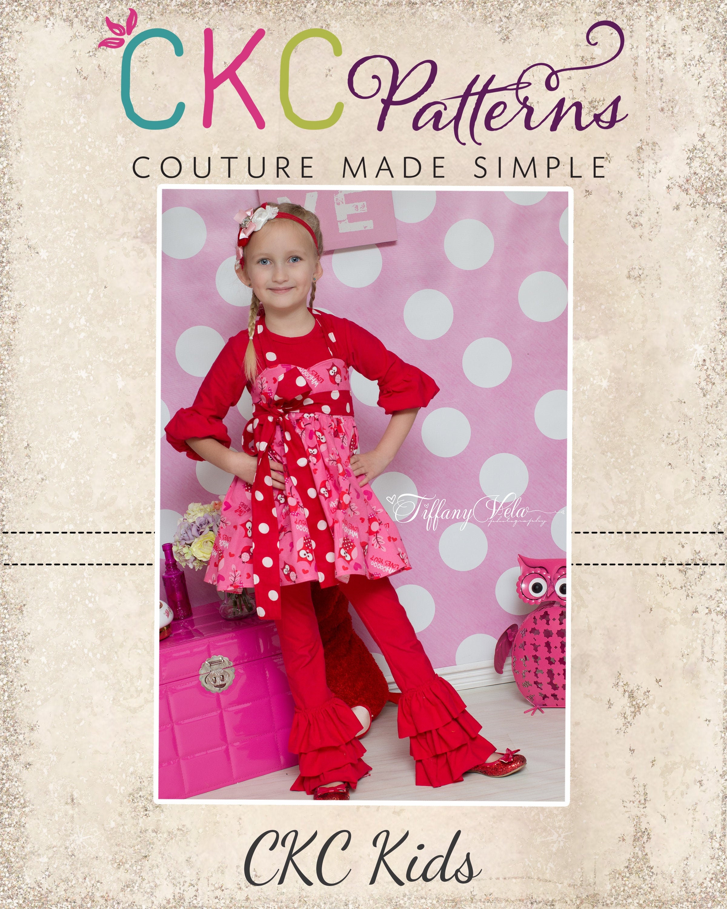Kelsey's triple ruffle leggings PDF Pattern sizes 6-12 months to 8