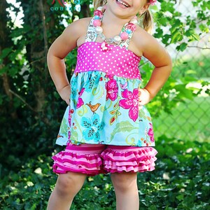 Amber's Simple Halter Top and Dress PDF Pattern size 6/12 months to 8 Kids Plus FREE Doll Pattern image 9