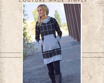 Haven’s Hoodie Dress Sizes XS to 5X Adults PDF Pattern